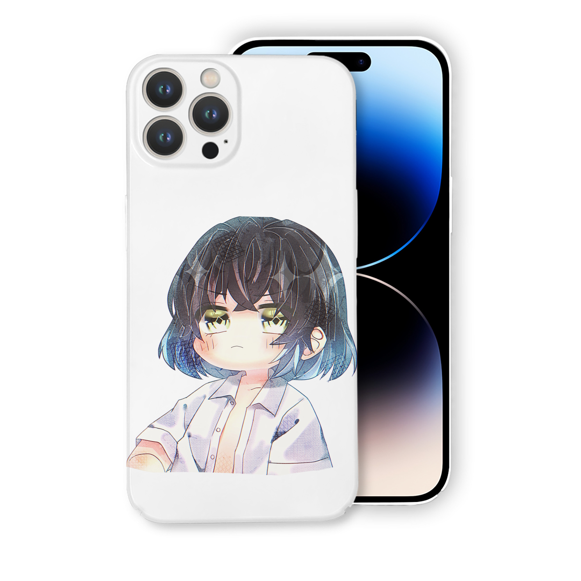 （画像用） 鬼滅の刃（きめつのやいば）嘴平 伊之助／はしびら いのすけ Hashibira Inosuke 【iPhone 14シリーズ対応】ハードケース